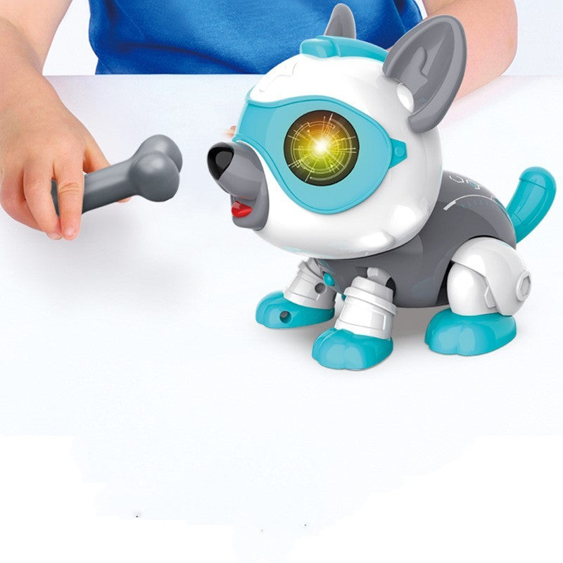 Children's Voice-activated Touch-sensing Electronic Robot Dog