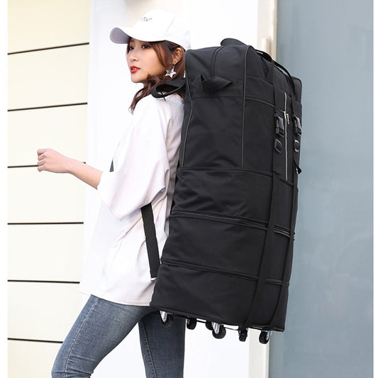 Foldable luggage bag