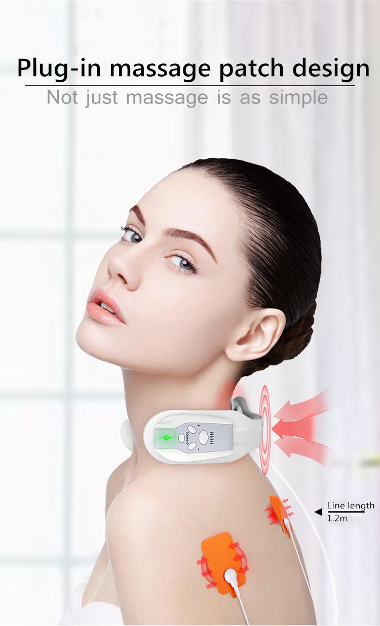 Intelligent pulse shoulder neck massage instrument