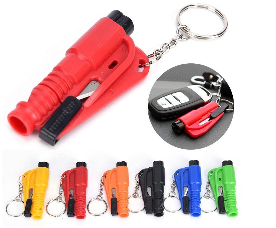 Mini Emergency Safety Hammer Keychain