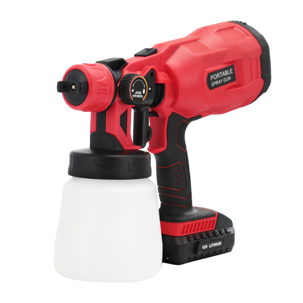 Cordless power tool paint spraying machine