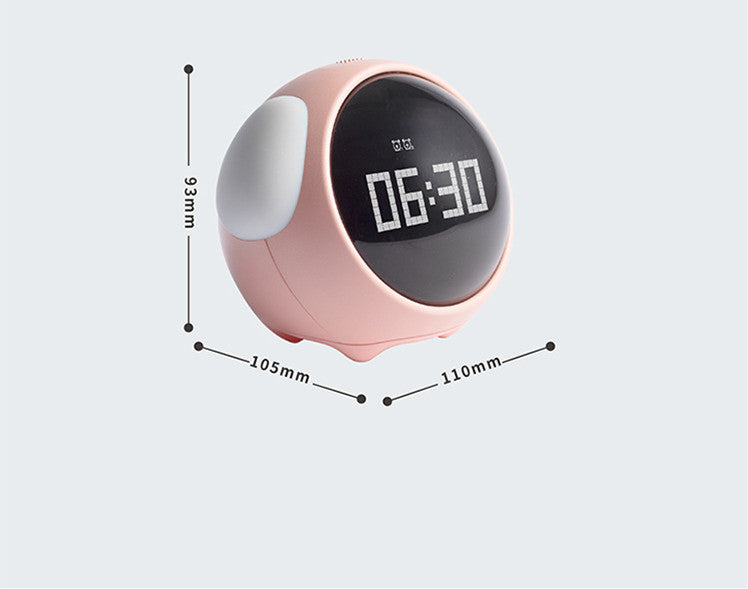 Alarm-Clock Wake-Up-Light Pixel Expression Home-Decoration Digital Electronic Cute Multi-Function