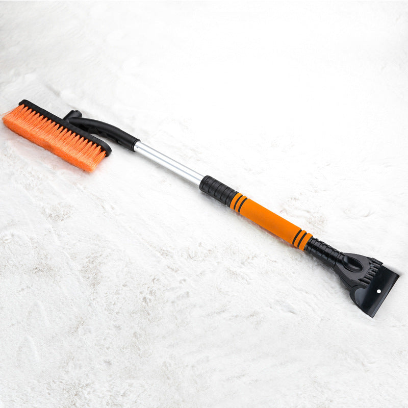 Car Cleaning Brush Ice Scraper Detachable Snow Shovel Brush Dust Remove Brush Auto Windshield Extendable Snow Brush Foam Handle