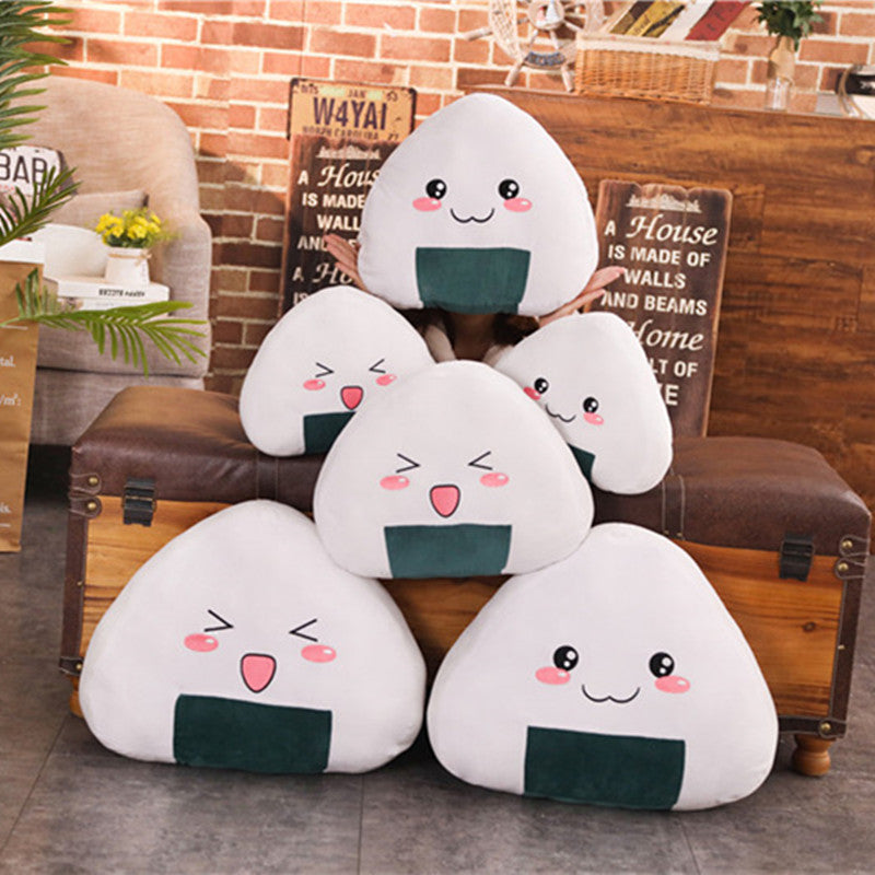 Cartoon Anime Rice Ball Plush Toy Plush Doll Large Sleeping Pillow Ragdoll Doll Children's Day Gift