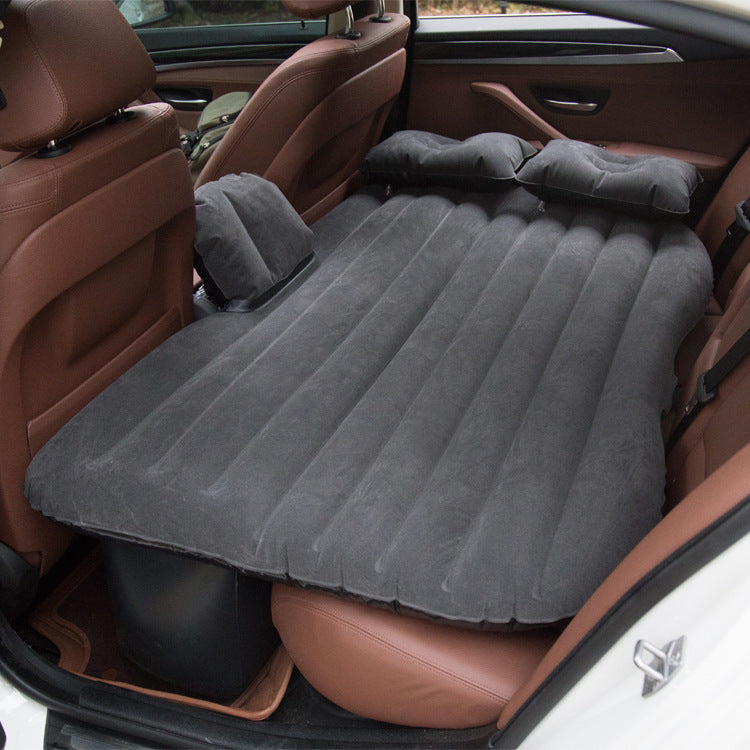 The Rear Seat Car Inflatable Bed Can Be Folded