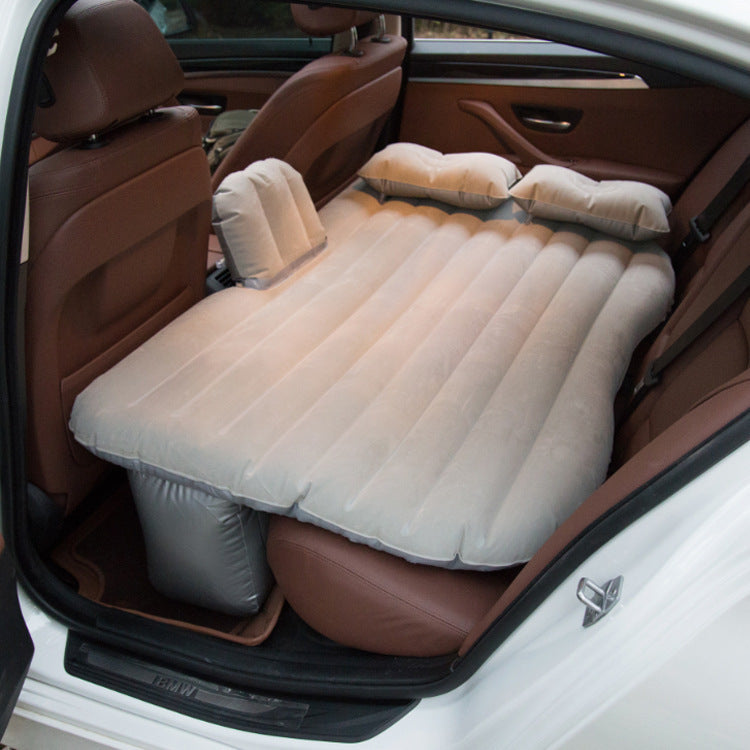 The Rear Seat Car Inflatable Bed Can Be Folded