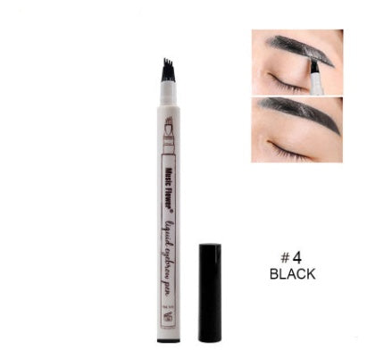 Waterproof Natural Eyebrow Pen Four-claw Eye Brow Tint Fork Tip Eyebrow Tattoo Pencil