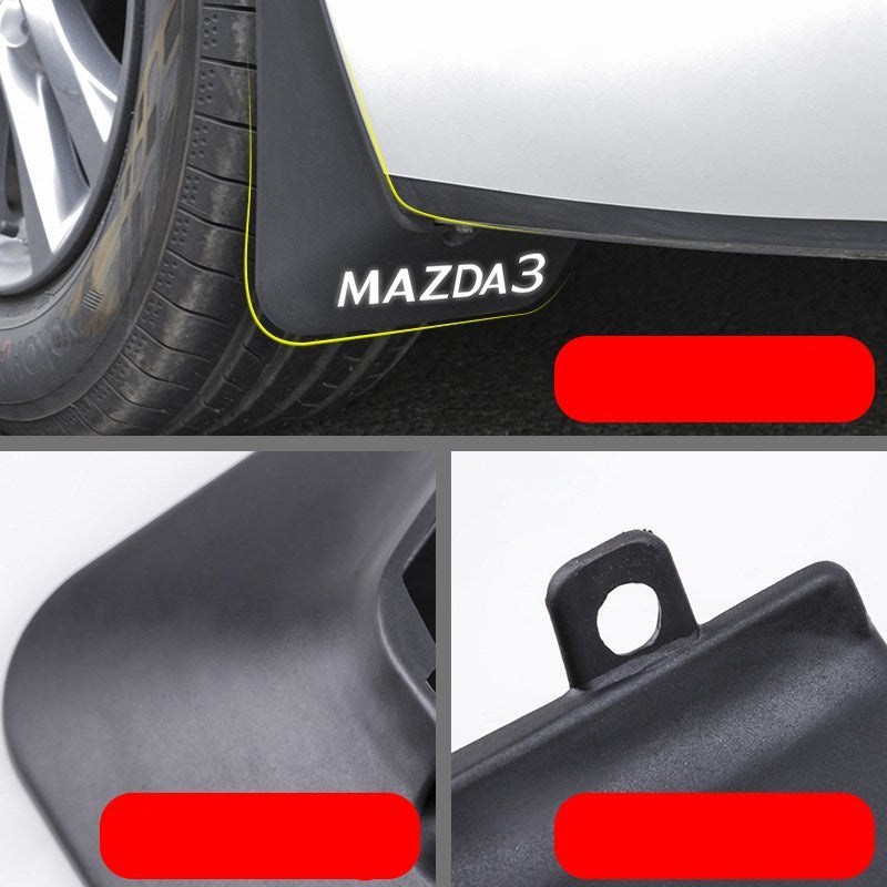 Applicable to Mazda 3 Angkesila mudguard