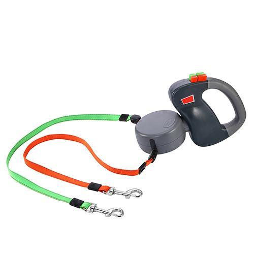 Retractable Dual Pet Dog Walking Leash