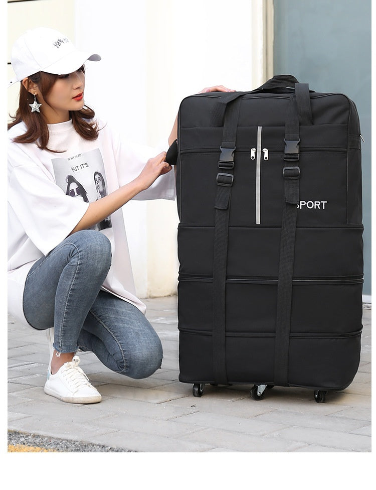 Foldable luggage bag