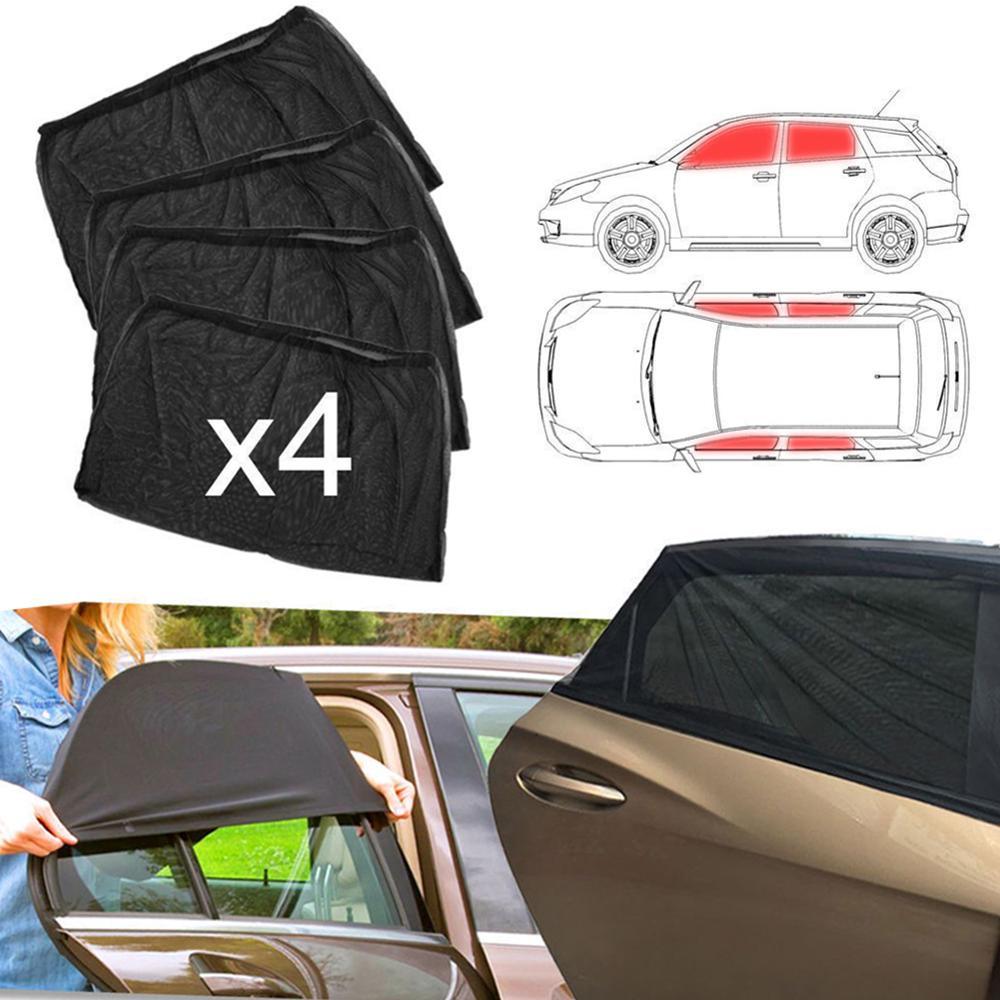 Sunshade And Mosquito Black Screen Car Window Protection Cover