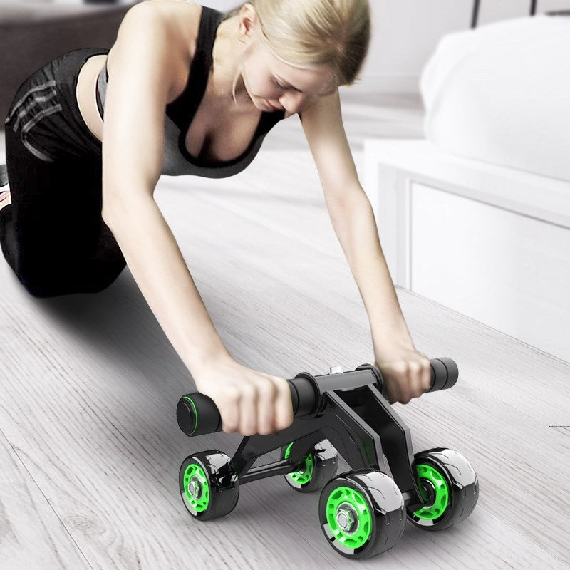 Four-wheeled Abdominal Roller Home Exercise Abdominal Muscle Fitness Equipment