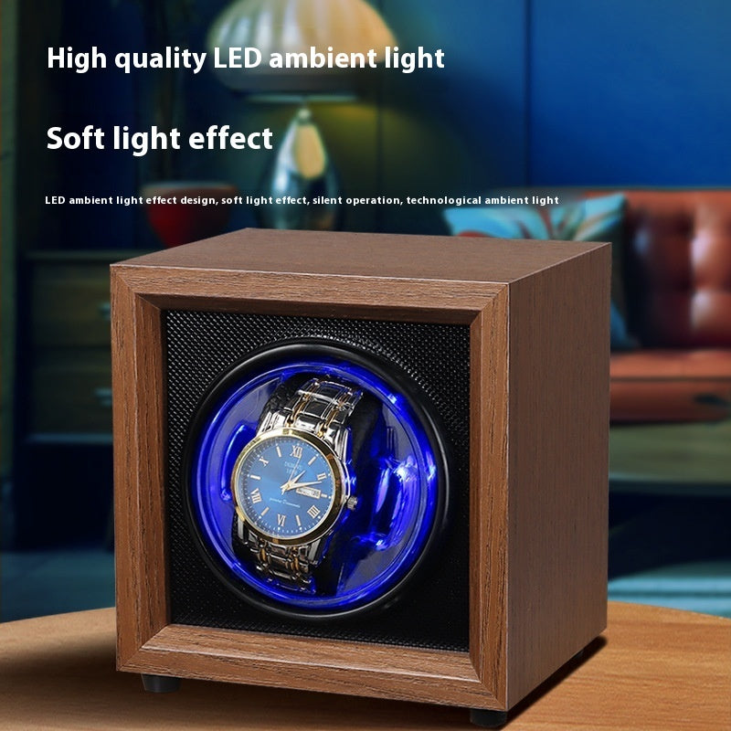 Black Walnut Single Meter Vertical Automatic Mechanical Watch Shaker