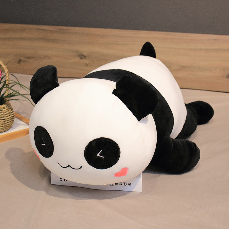 Lying Panda Pillow, Large Sleeping Pillow