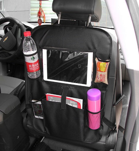 Compatible with Apple, Car storage bag car seat back pocket bag car with IPAD bag 600D Oxford cloth