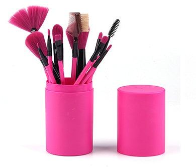 12pcs Makeup Brush Set Blush Eyeshadow Eyelash Highlighter Makeup Brush