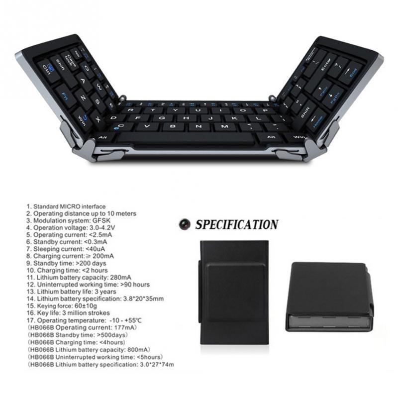 Intelligent Pocket Folding KeyboardTravel Edition