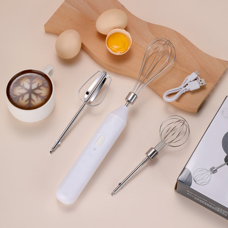 Handheld Electric Egg Beater For Home Baking Of Cakes