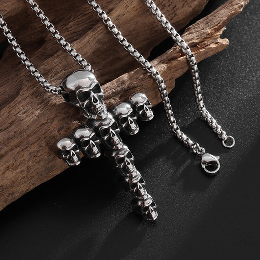 Personality Retro Skull Men Pendant