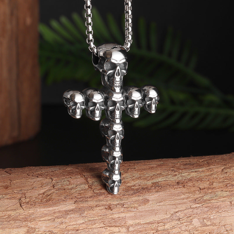 Personality Retro Skull Men Pendant