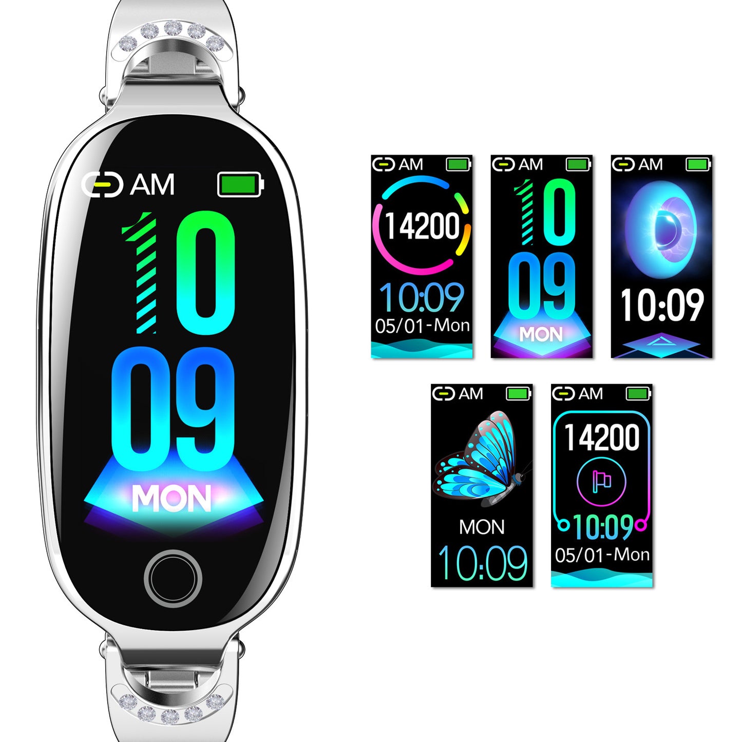 Women's Smart Watch Non-invasive Blood Glucose Menstrual Reminder