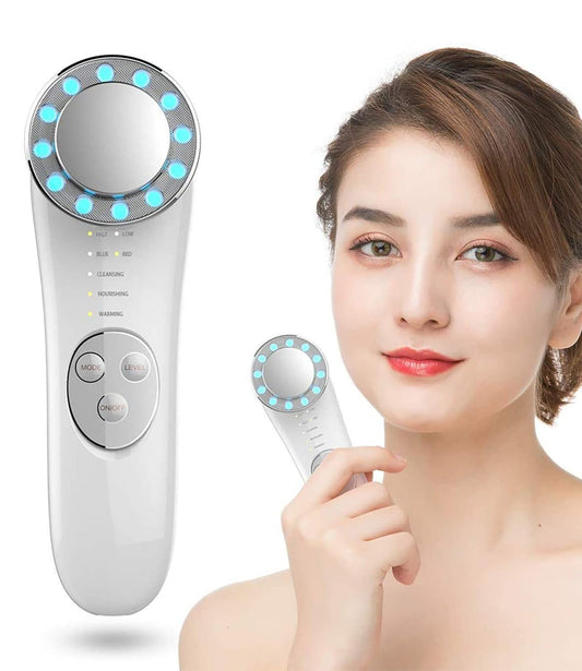 Facial Massager Skin Care Tools 7 In 1 Face Lifting Machine Galvanic Facial Machine Face Tightening Machine For Skin High Frequency Facial Machine