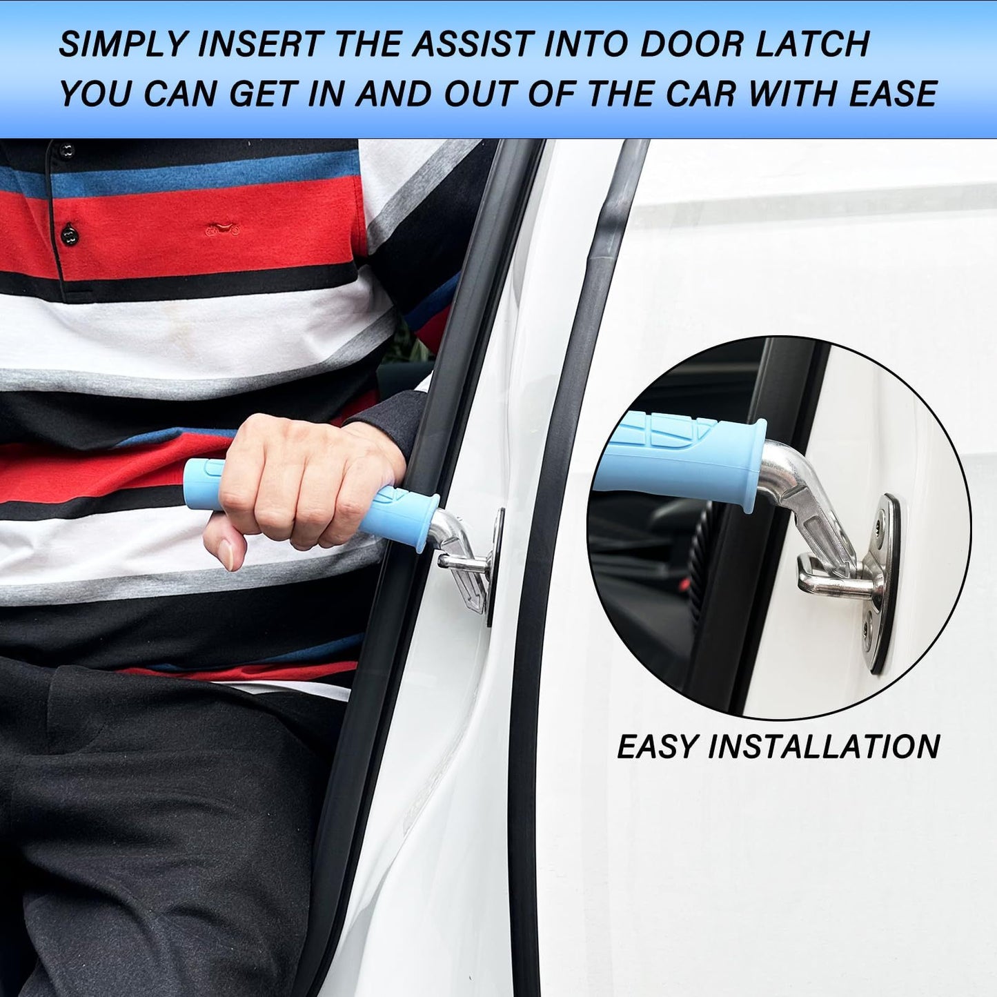 Portable Vehicle Support Handle Elderly Car Door Handle Auxiliary Convenient Sitting