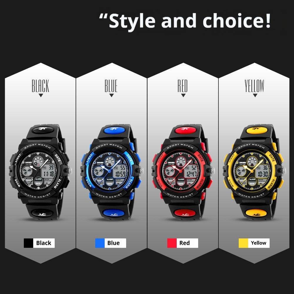 Outdoor Leisure Luminous Multi-functional Waterproof Electronic Watch