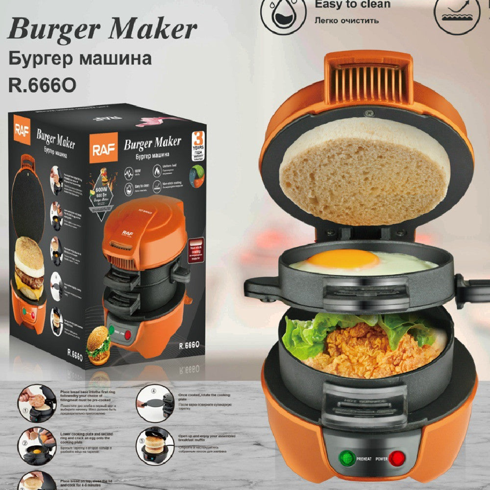 European Standard Multi-function Sandwich Bread Maker Household Frying Electric Baking Pan Breakfast Machine